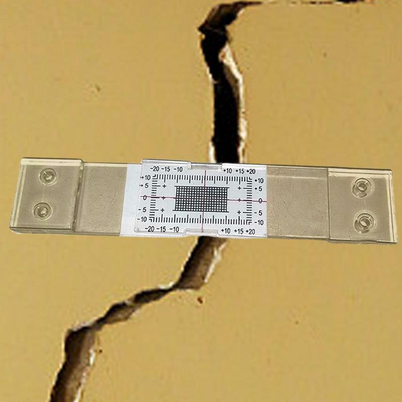 Monitor portátil Crack Gauge, fácil de ler medição, grade de concreto Crack Monitoramento, Record Standard, Tell-Tale