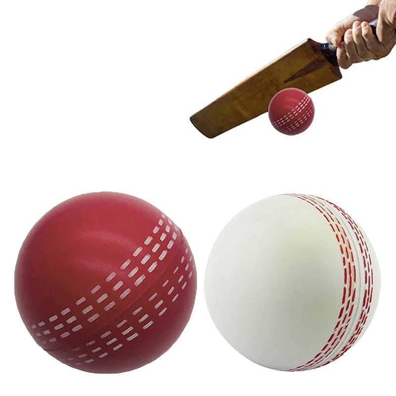 6.3CM Bounce Durable Playing Training Practice Attractive Traditional Seams All Age Players Cricket Ball Funny Soft PU