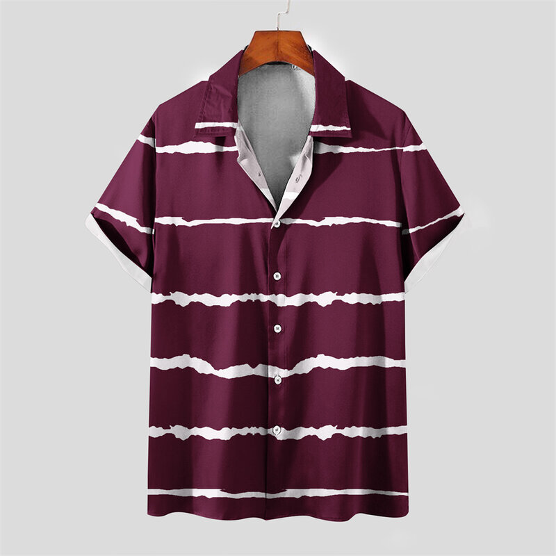 Рубашка Мужская/Женская с длинным рукавом, Повседневная Уличная с принтом, модная Гавайская пляжная блуза оверсайз, в стиле Харадзюку, 2023