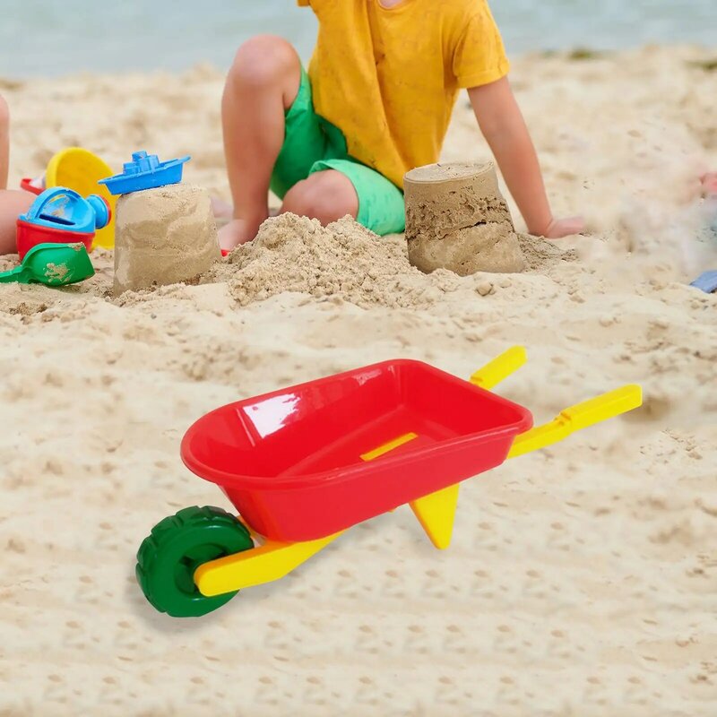 รถเข็นทรายทรายทรายสำหรับเด็กเล่นทรายง่ายต่อการพกพาน้ำหนักเบา