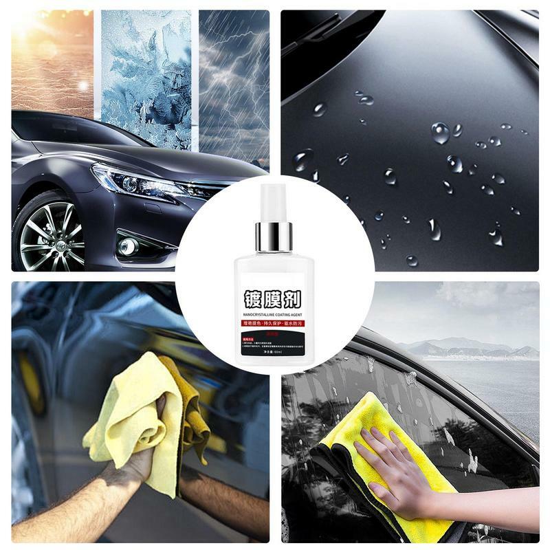 High Protection Quick Coating Spray 60ml Quick Effect Auto Coating Spray Multifunctional Car Ceramic Coating For Auto SUV Motorc