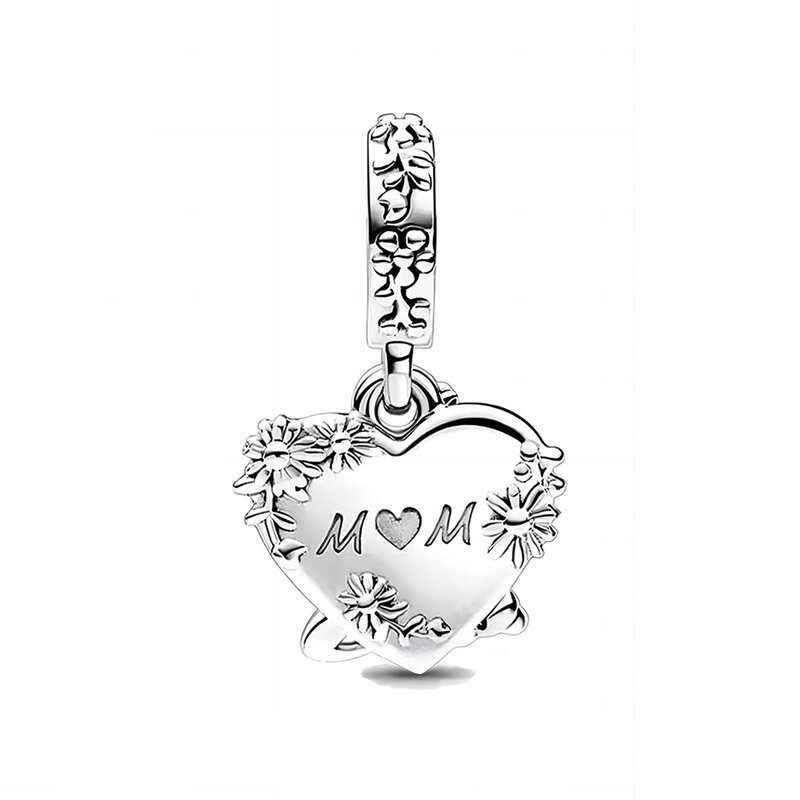 Kangaroo Mother And Baby Double Dangle Charm Fit Original Pandora Charms Bracelet & Bangle Charm Pendant Jewelry
