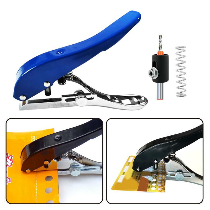Manual Edge Band Puncher Plier Sturdy Hole Punching Pliers Practical Woodworking for Cardboard DIY Crafts Tags Craft Paper Photo