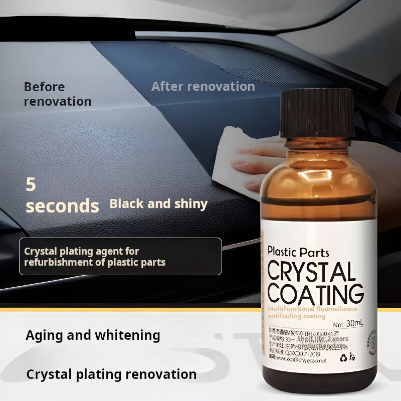 Automotive multifunctional plastic parts plating crystal retreater Reducing agent Black bumper interior car aging repair auto pa