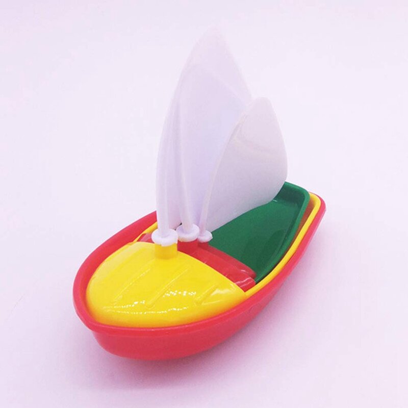 Velero de plástico para bañera, de 3 piezas juguete, Multicolor pequeño + mediano + tamaño
