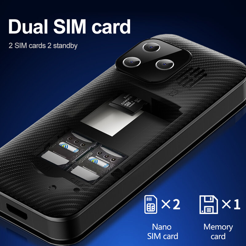 Servo laser mini téléphone portable 2G GSM Bluetooth dial auto Recorder 2 Sim Magic présentation vocale Pointeur laser téléphone