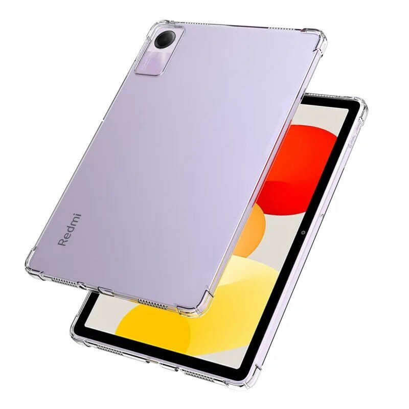 For Redmi Pad SE 11" 2023 Case Transparent Air-bags Soft Silicone TPU Protection Shockproof  Capa Fundas For Xiaomi RedmiPad SE