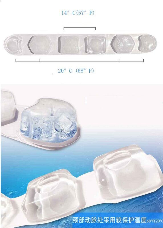 Summer Portable Neck Ice Pack For Hot Weather Phase Change Neck Ice Pack Refreshing Neck Cooler PCM Cooling Collar