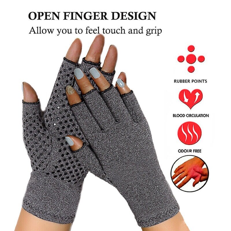 1 Pairs Arthritis Gloves Touch Screen Gloves Anti Arthritis Therapy Compression Gloves and Ache Pain Joint Relief Winter Warm