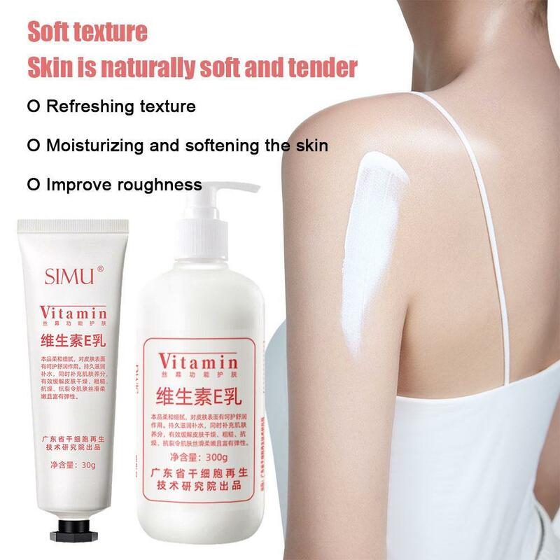 Vitamin E Milk Body Lotion 100g Moisturizing Anti-drying Emulsion Hydrating Face Cream Refreshing Non-greasy Nourish Skincare