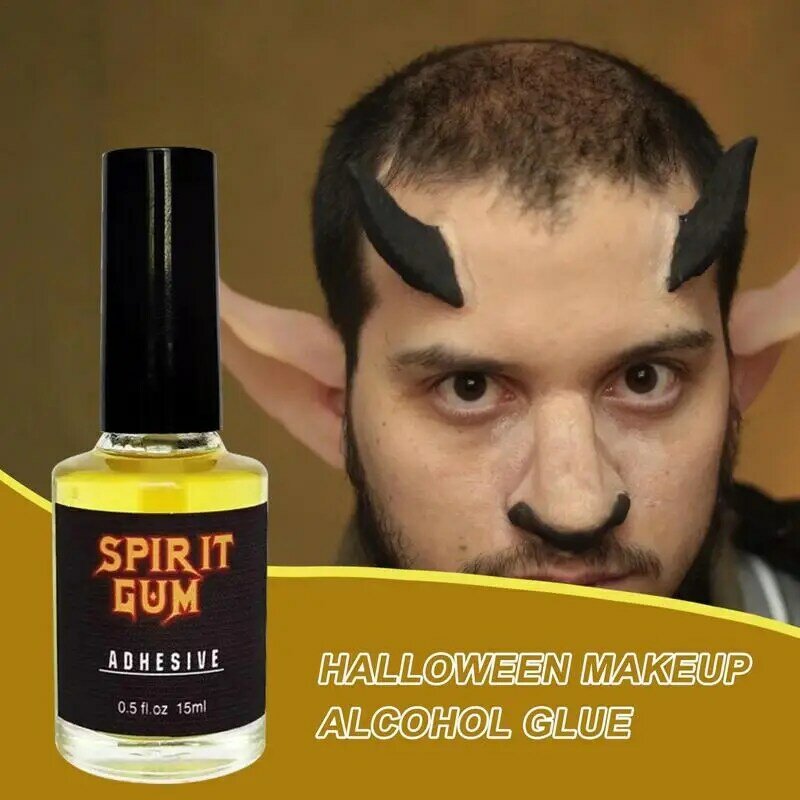 15ml Cosplay Makeup Spirit Gum High Simulation Fake Beard Glue Adhesive For Movie Props Haunted Houses Stage Accessories