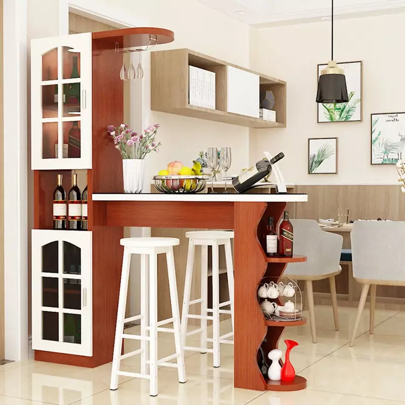 Armário móvel do vinho para a cozinha, casas móveis, canto moderno da sala de estar, cremalheira do vinho branco, mobília home móvel, estilo europeu