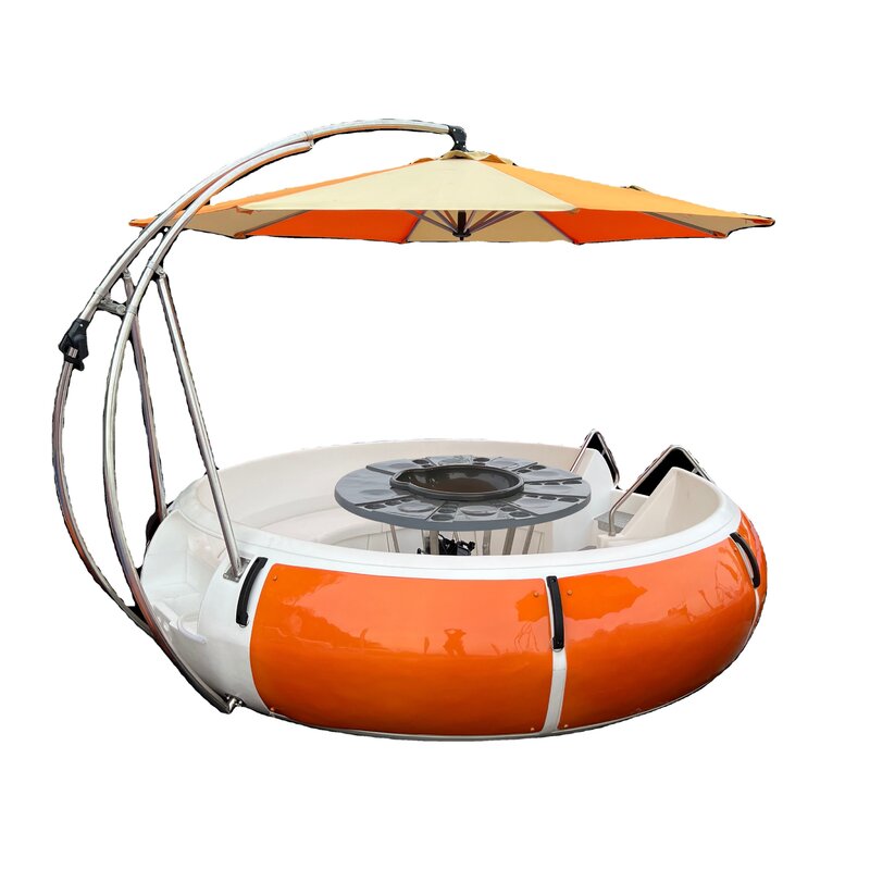 قارب بلاستيكي صغير ومتعدد الاستخدامات لصيد الأسماك ، وكد البحر والأنشطة الترفيهية
