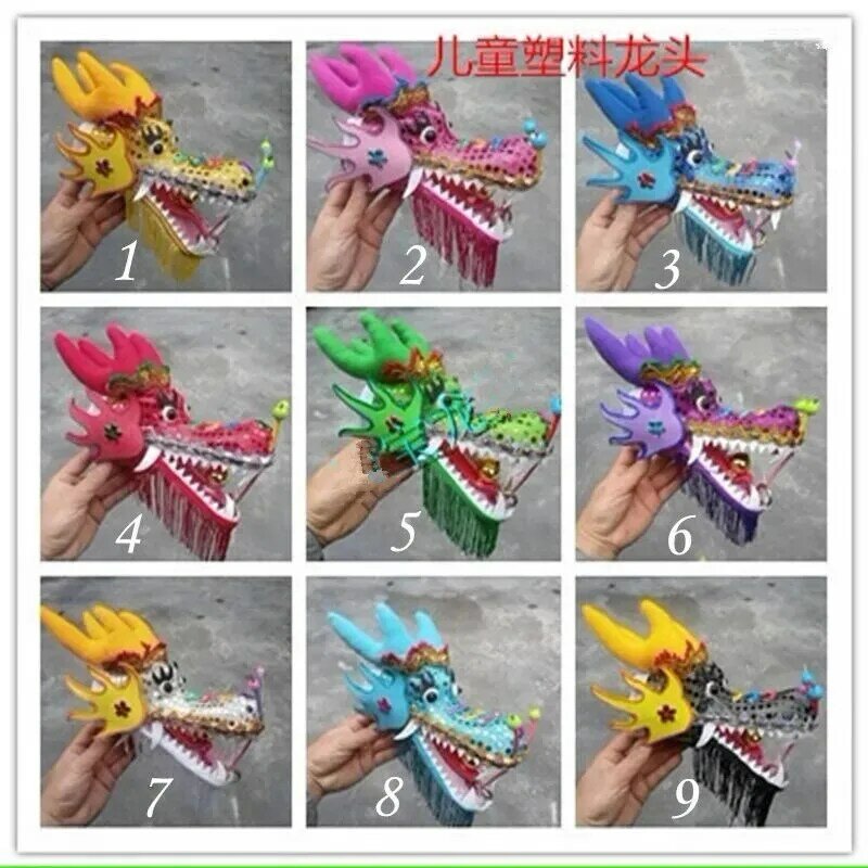 Children's Funny Led Lunar New Year Dragon Dance For Kids Fitness Light Dragon Set Outdoor Sport A Dance With Dragons Width 54cm
