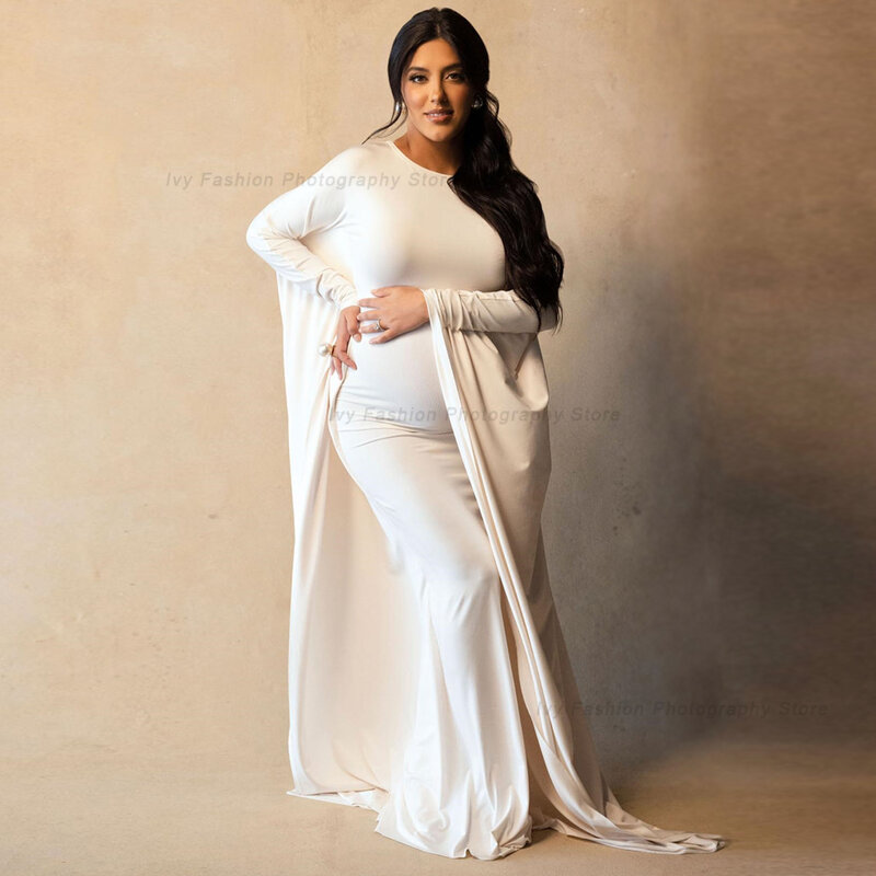 Реквизит для фотосъемки для беременных платье эластичная ткань летучая мышь рубашка подходит для фотосъемки беременных женщин семейное строгое платье богини