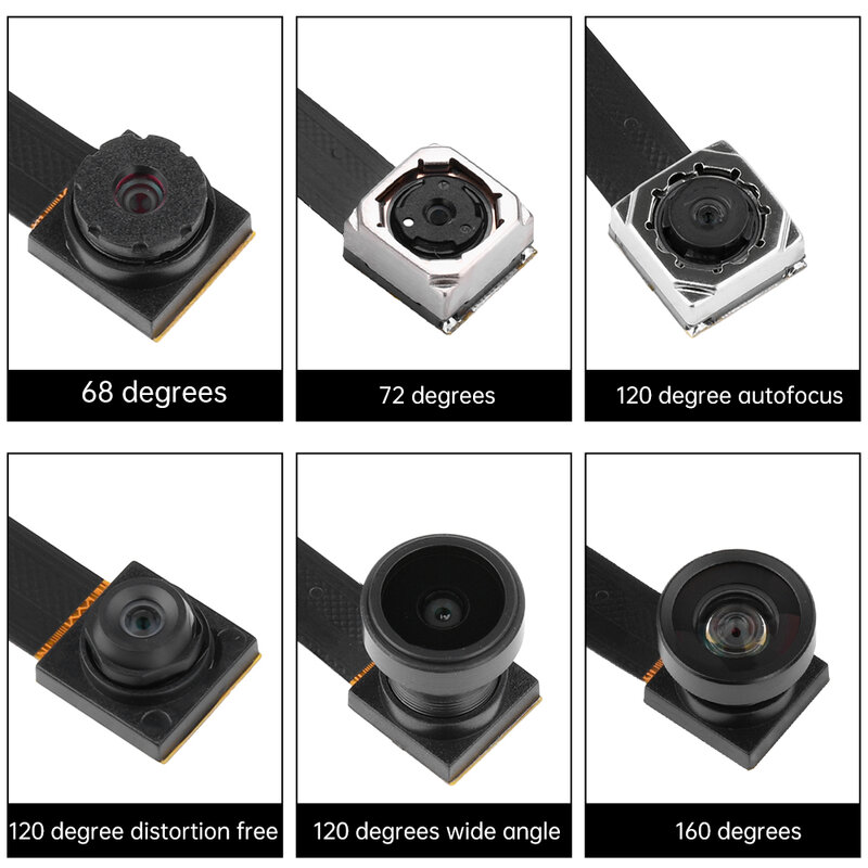 Auto Focus AF Camera Module, Alta Definição, 5 Milhões de Pixels, 24PIN, DVR, Interface MIP I, 78mm, OV5640, 68, 72, 120, 160, Novo