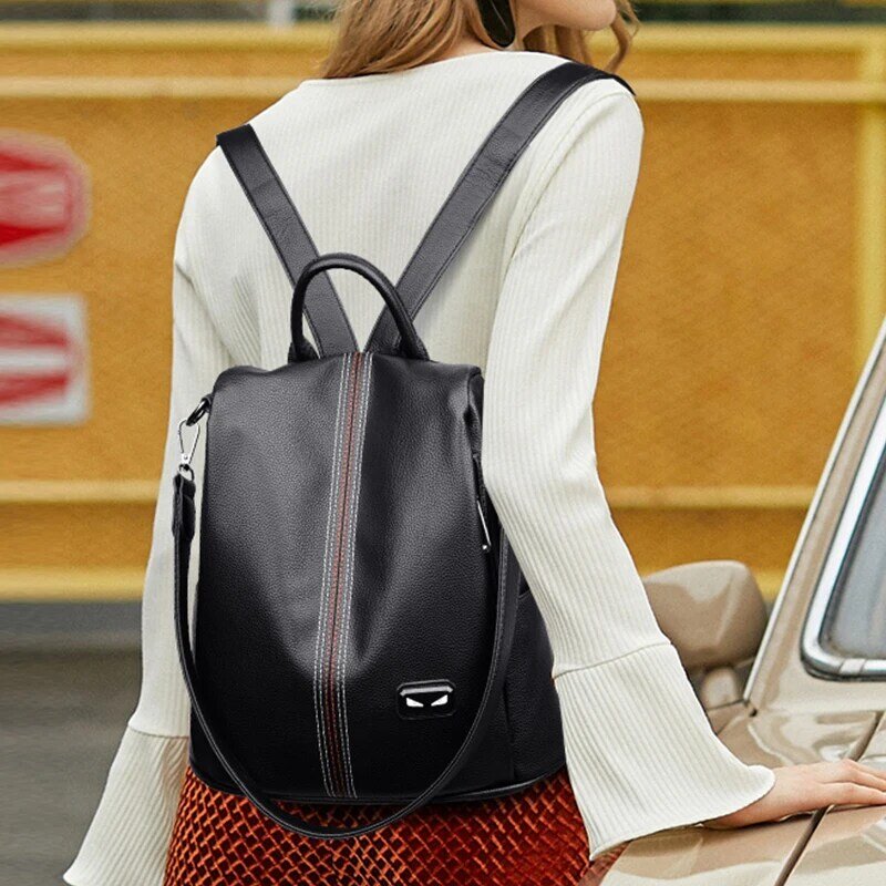 High Quality Fashion Womens Backpacks 2023 Anti-theft Travel Back Pack Sac A Dos Teenagers School Bag Casual Lides Shoulder Bags