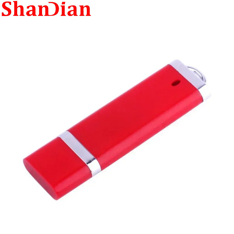 Shandian แฟลชไดร์ฟ4สีขนาด4GB, USB 32GB แฟลชไดร์ฟทรัมไดร์ฟปากกาหน่วยความจำ8GB 16GB 64GB ของขวัญวันเกิด
