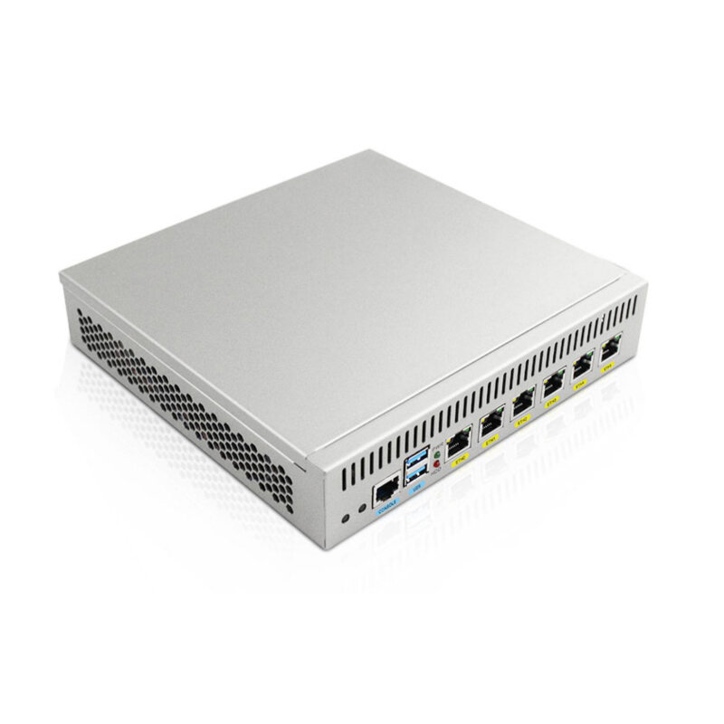 Firewall Intel N5105 J4125 4415U Mikrotik Alat Keamanan Jaringan dengan 6 Intel I225 I226 《 Soft Router PfSense OPNsense
