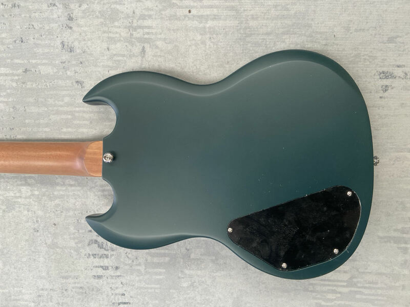 Haben g logo e-gitarre, s ~ g, matte farbe, leicht elektrisch gemacht in china, mahagoni körper,