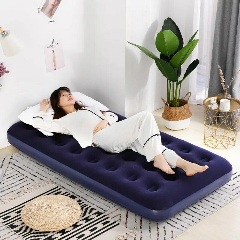 Canapé-lit gonflable pliant, meuble d'extérieur, idéal pour le jardin, le camping ou la plage