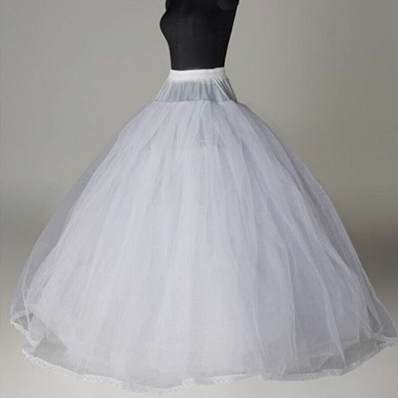 8-lagiger Petticoat-Rock Krinoline-Hoopless-Unterrock für Braut hochzeits kleid
