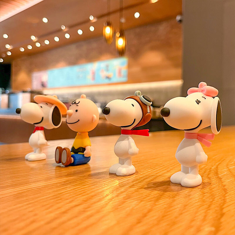 LLavero de Snoopy y Charlie de dibujos animados para niños, colgante de Animal lindo y exquisito, accesorios de mochila escolar, llavero de coche, regalo de juguete para niños, nuevo