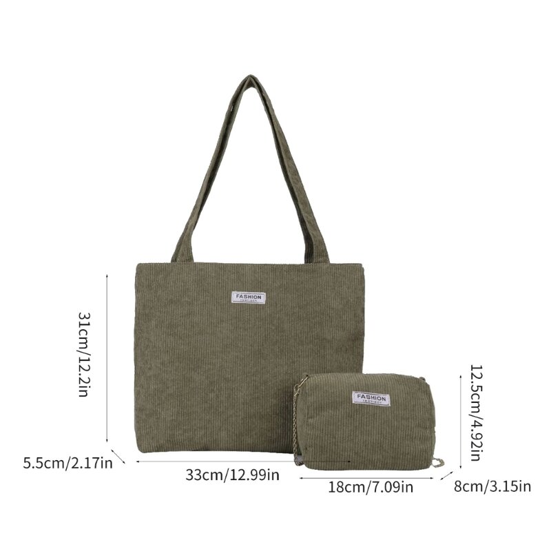 Y166 Модная и шикарная вельветовая сумка через плечо и сумочка, идеально подходящие для повседневного использования