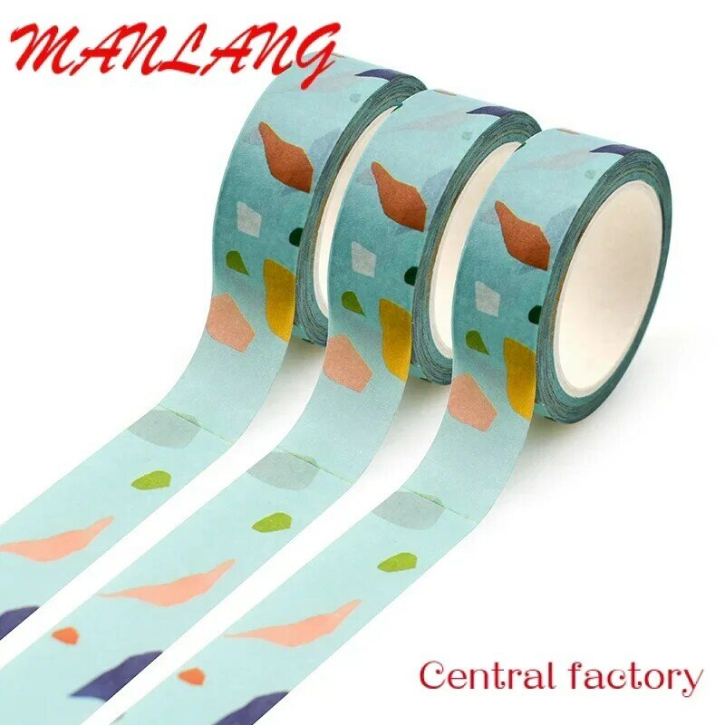 Fita adesiva Washi, Washi Making Tape, design sortido, personalizado, personalizado
