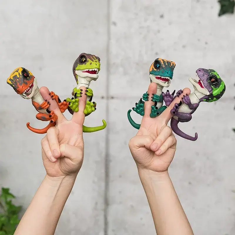 Dinosauro senza maniche creativo t-rex dinosauro da collezione interattivo giocattoli dito regali divertenti per bambini piccoli animali domestici dal vivo