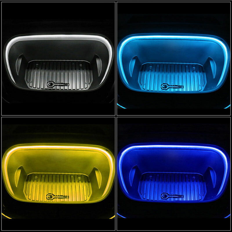 Frunk Brighten LED Strip, Éclairage modifié pour les placements, Modèle 3, Y, S, X, Lumière de coffre avant de voiture, Tube LED, Étanche, Silicone, 5m