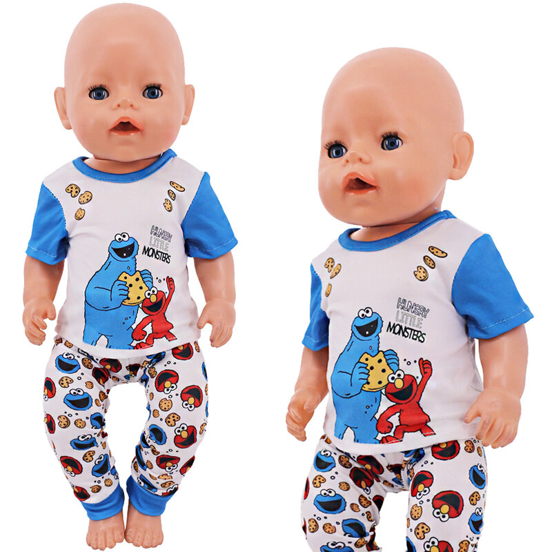 Accessori di abbigliamento per bambole Kawaii per bambole nate da 43cm, giocattoli per bambole americane da 18 pollici, Nenuco, regalo di natale di compleanno