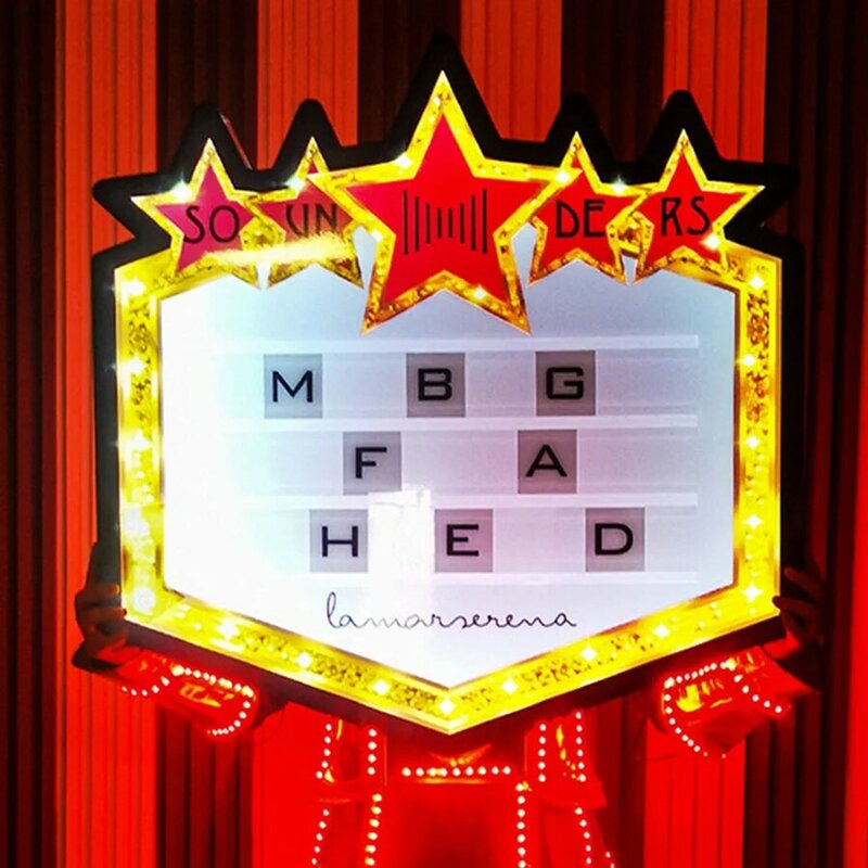 Thrisdar-marquesina Led con logotipo personalizado, tablero de mensajes con letras intercambiables, para Club nocturno, Bar