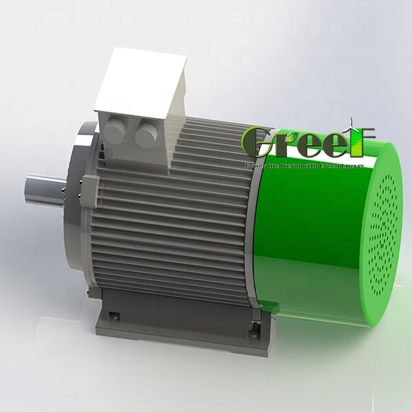 Generator magnet permanen 3 fase rpm rendah 10 kw/alternator untuk turbin angin