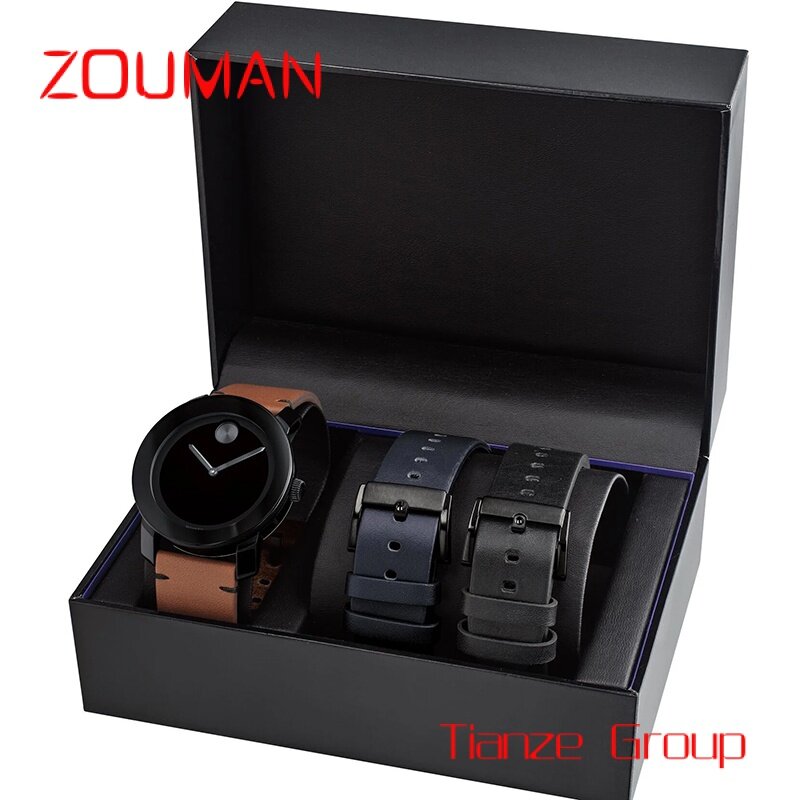 Custom , Oem Design Cases Storage Packaging Luxury Boxes Magnetic Folding Men Paper Gift Box For Watch Band Strap Wallet Bow Tie