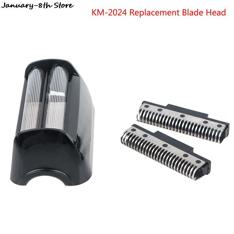 1Set 전기 면도기 KM-2024 Mesh Blade Net Original 교체 면도날 면도기 Head 대 한 남성 수염