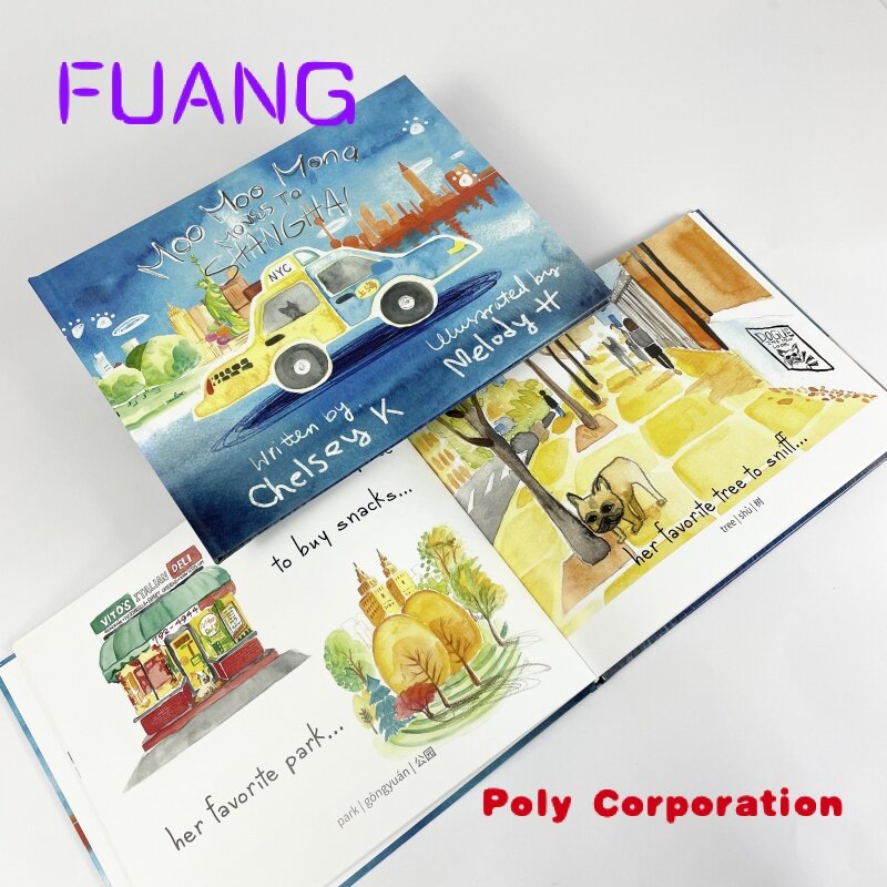 Kinderboeken Kinderen Cartoon Boek Hardcover Boekdrukservice In Shanghai
