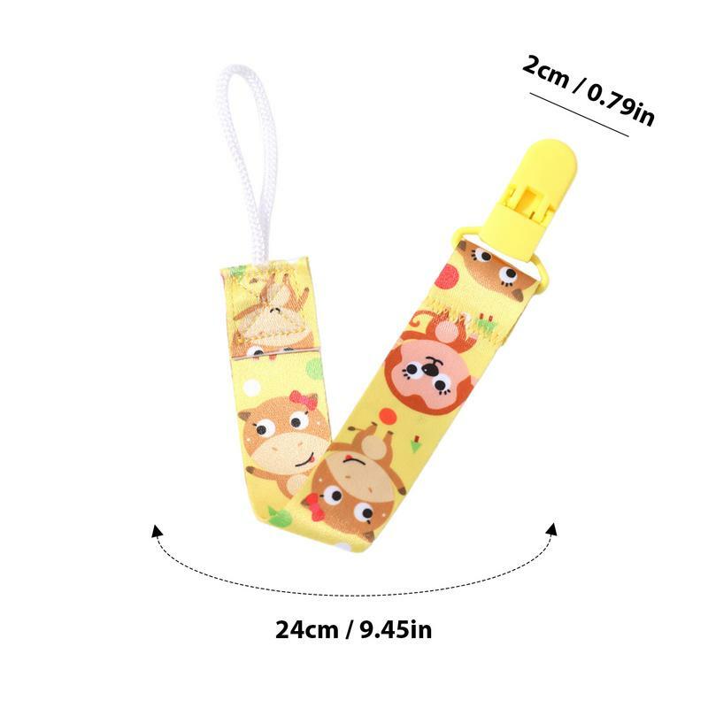 Pacifier Holder Clip Stylish Pacifier Chain With Teething Straps For Boys And Girls Teething Straps And Baby Accessories