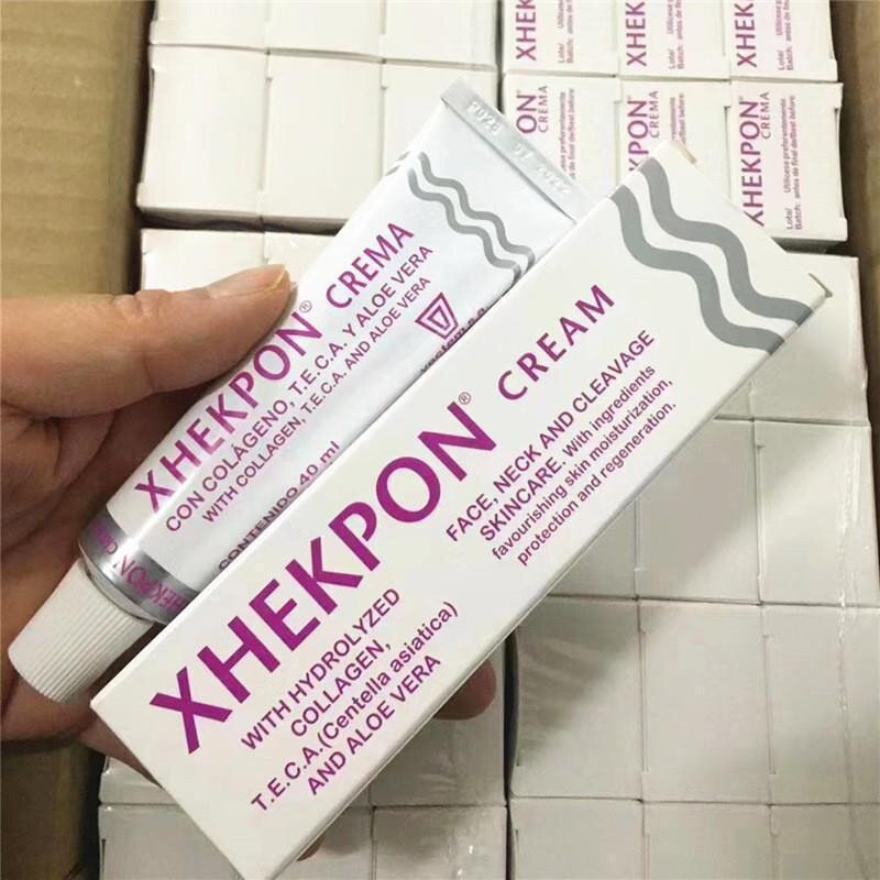 Xhekpon-crema hidratante de colágeno antienvejecimiento para el cuello, reafirmante, elimina las arrugas, elimina la papada, cuidado de la piel