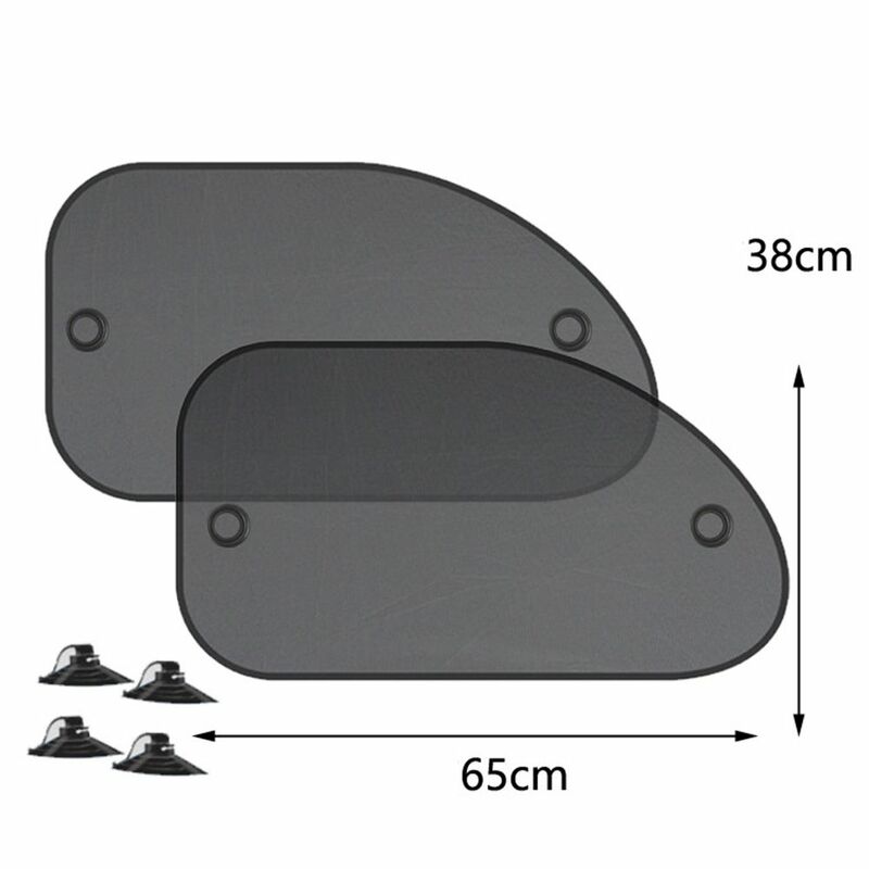 Солнцезащитный козырек для автомобиля, черный отражатель на лобовое стекло, защита от УФ излучения, сетчатый, 1 комплект