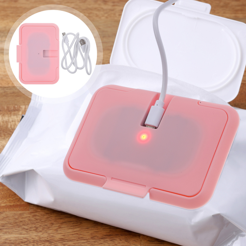 USB Wipe Warmer Baby Wet Wipe Heater Portable Baby Wet Tissue Heater for Travel