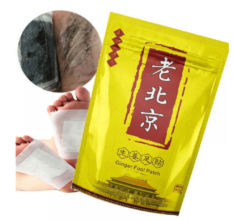 50pcs Ginger Foot Patch dimagrante disintossicazione Artemisia Argyi Bamboo aceto Ginger Foot Pads Beauty Slimming Feet Care Patch