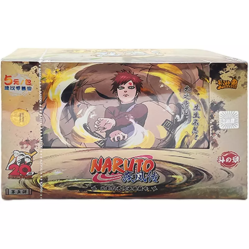 Kyou Anime Naruto Card Chapter Of The Battle Ninja World collezione di personaggi classici scatola di carte da gioco per bambini regali per bambini