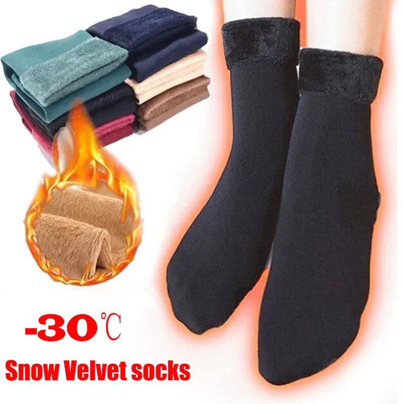 10 paia nuove donne inverno addensare calzini corti caldi calzini di lana di Cashmere termico stivali di velluto di neve di Nylon pavimento di casa Calcetines Mujer