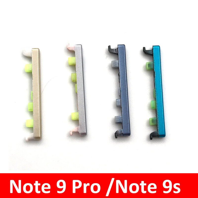 Touche d'alimentation latérale et bouton de volume pour Xiaomi Mi 10 Pro Redmi Note 7 8 9 Pro 9S, volume ON OFF haut et bas, pièces de rechange, nouveau