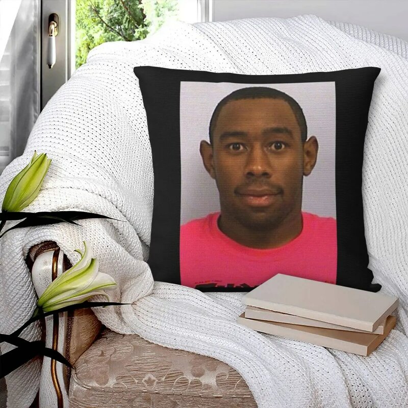 Tyler Mugshot Square Pillowcase Pillow Cover Polyester Cushion Decor Comfort Throw Pillow for Home Car