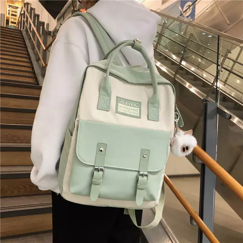 Zaino 2024 nuova borsa per libri da viaggio borsa per Computer da donna zaino per studenti universitari di grande capacità da donna estate