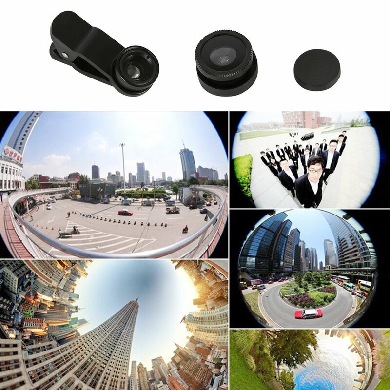 Набор многофункциональных объективов для телефона 3 в 1, объектив для телефона + макрообъектив + широкоугольный объектив, трансформация камеры для телефона в профессиональную камеру