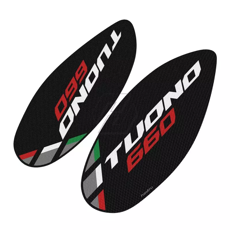 For Aprilia Tuono 660 2021-2022 Motorcycle Non-slip Side Fuel Tank Stickers Waterproof Pad Rubber Sticker