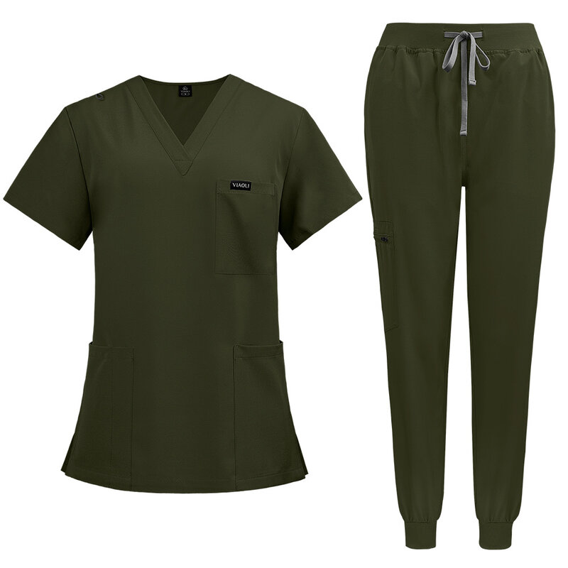 Multi lcolors szpitalne odzież medyczna garnitury mundurowe męskie męskie kombinezon kosmetyczny odzież robocza akcesoria pielęgniarki kombinezon chirurgii stomatologicznej